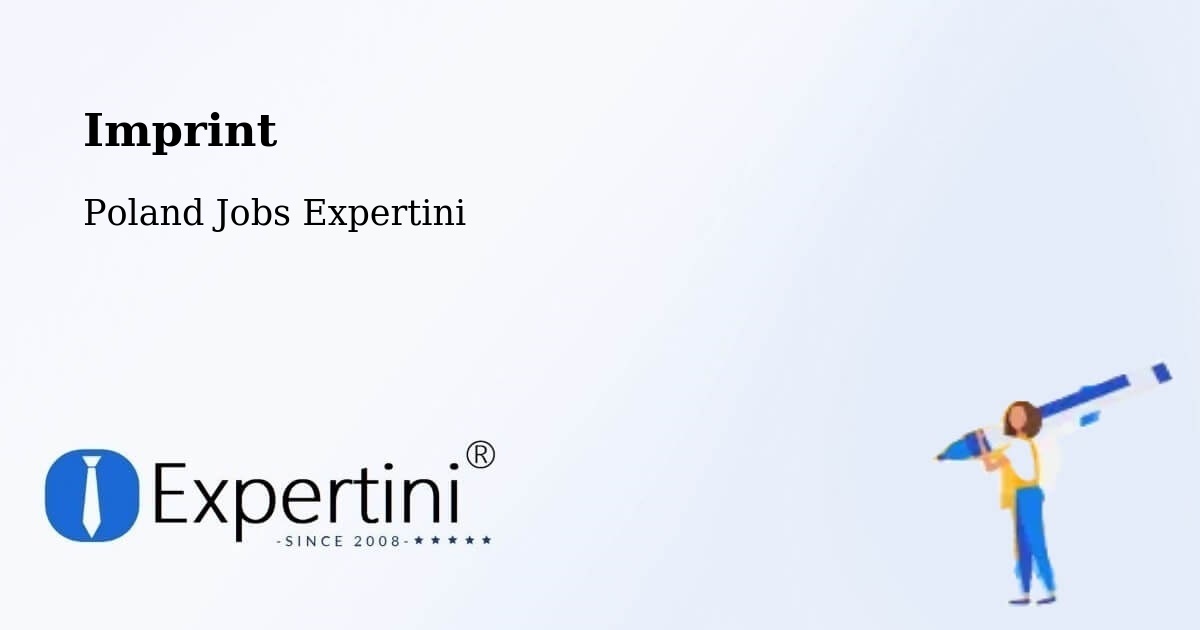 Imprint – Suwałki - Poland Jobs Expertini
